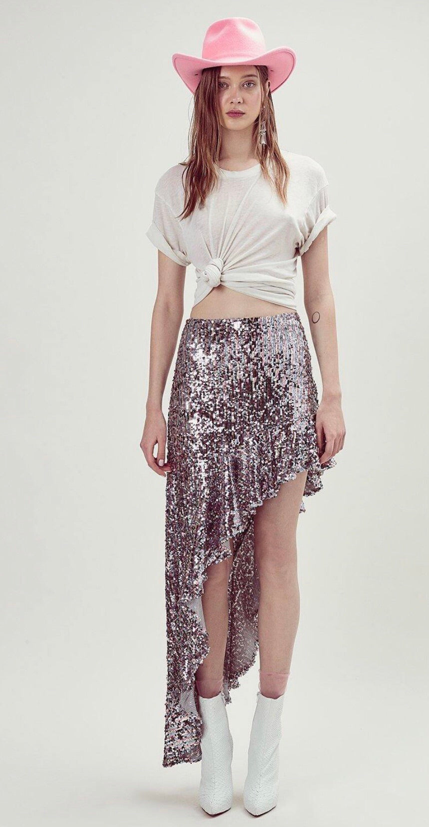 For Love And Lemons Showtime Maxi Skirt 