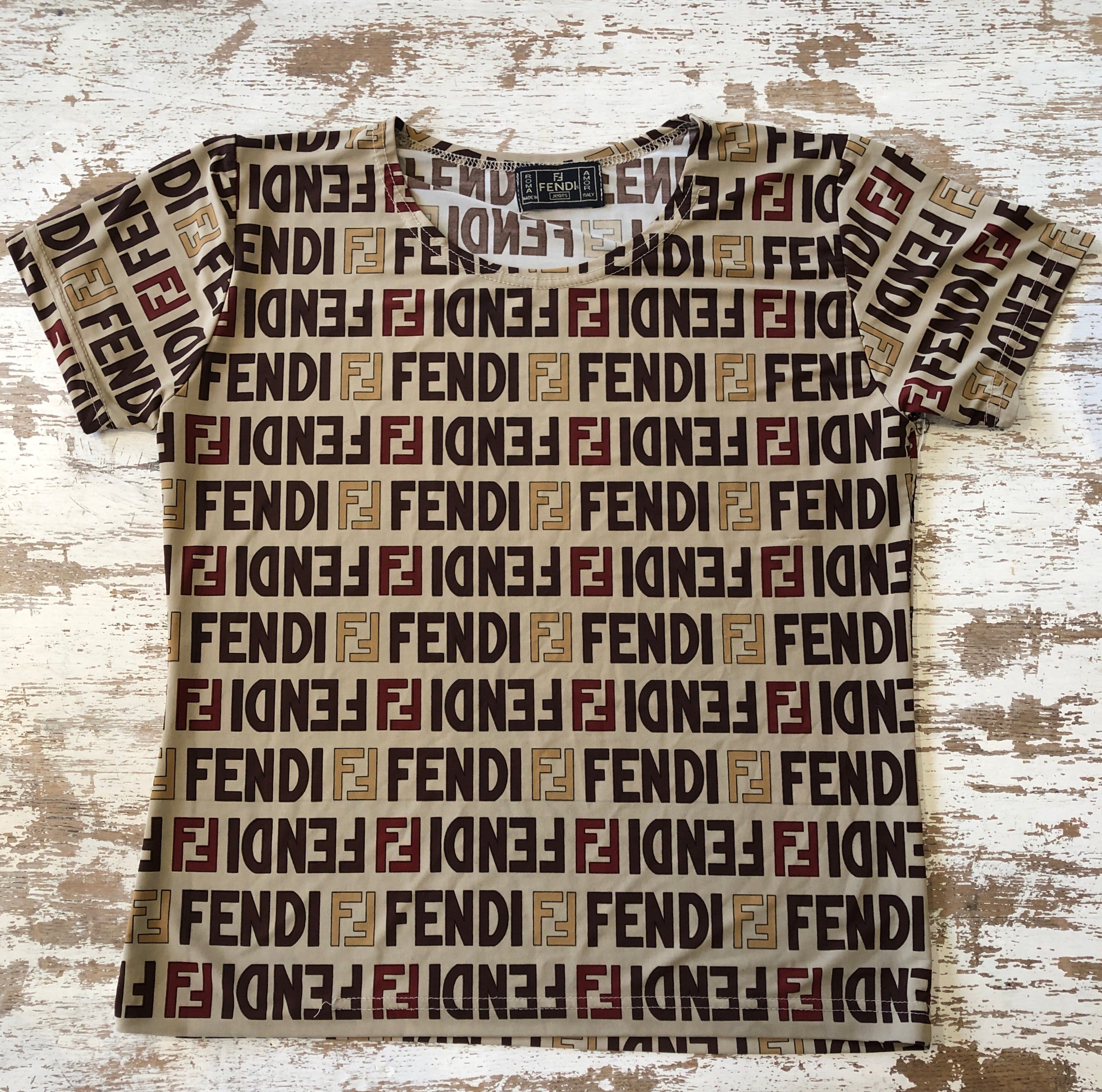 fendi t shirt vintage