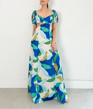 Montana Dress in Blue Multi - Drop Boutique