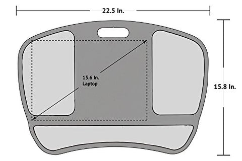 Lapgear Xl Laptop Lap Desk Fits Up To 17 3 Laptop Order Out