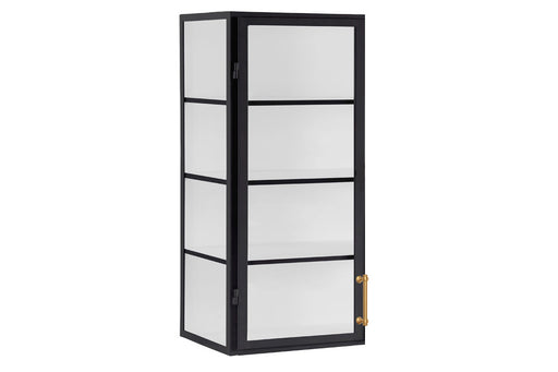 White Wall Hanging Glass Display Cabinet, 48