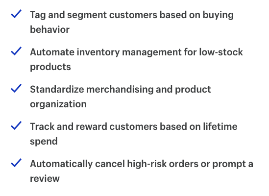 Shopify's recommendations for building an omnichannel strategy.