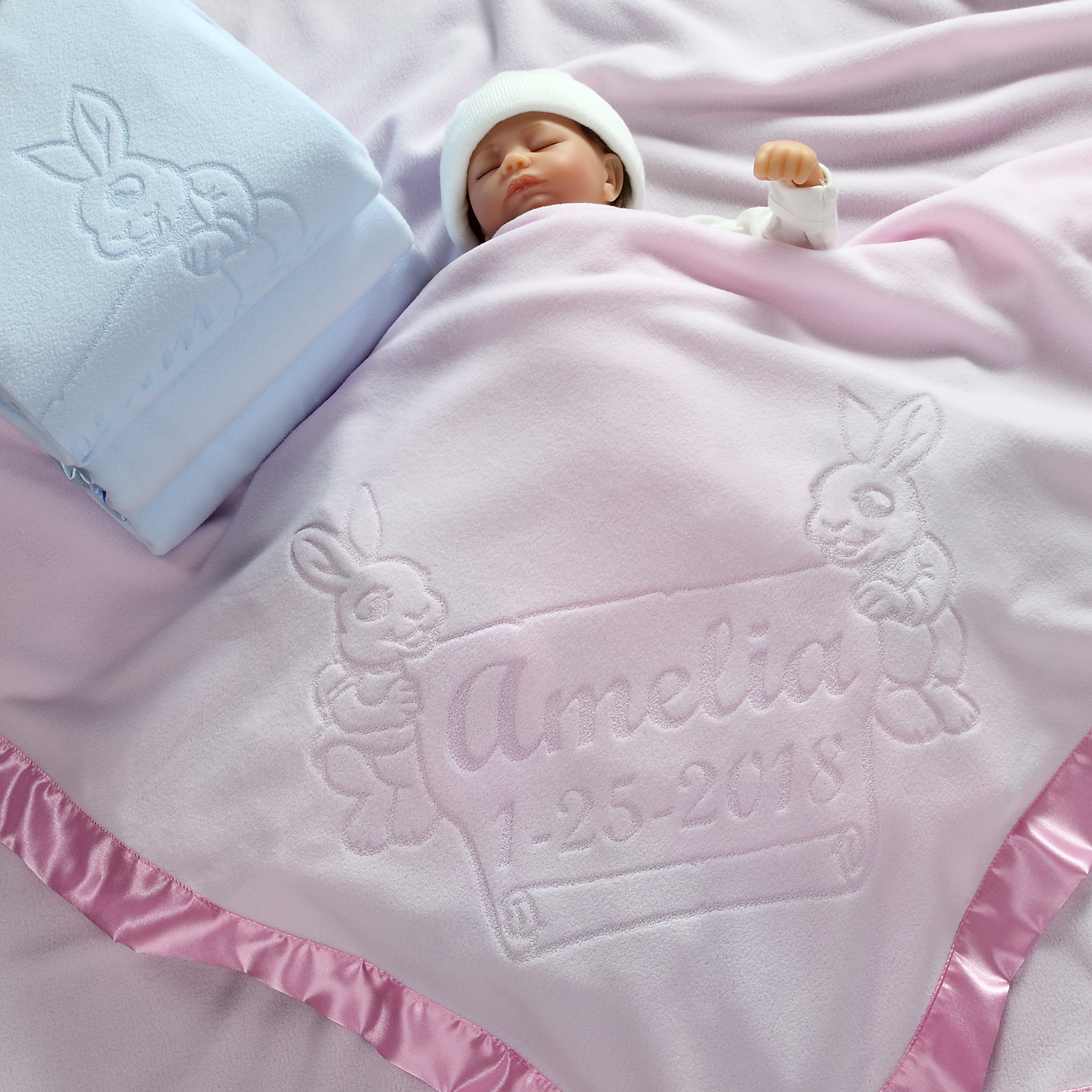 large personalized baby blankets