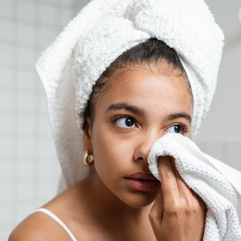 wash your face nightly to clear acne