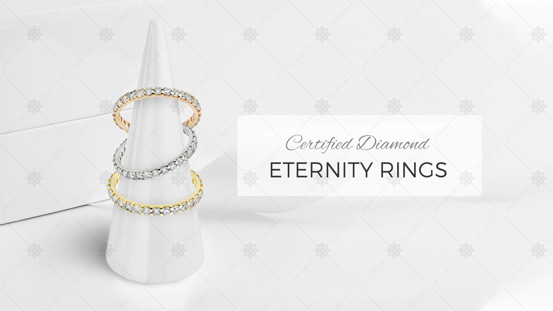 Diamond Eternity RIng Design website banner