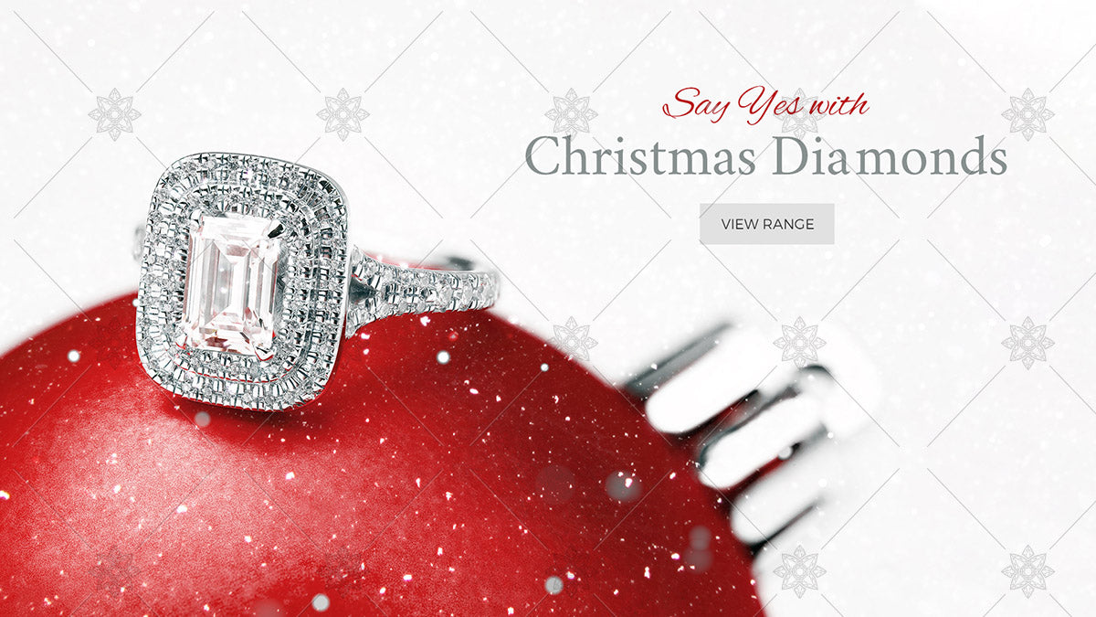 chistmas Diamonds Website banner Design