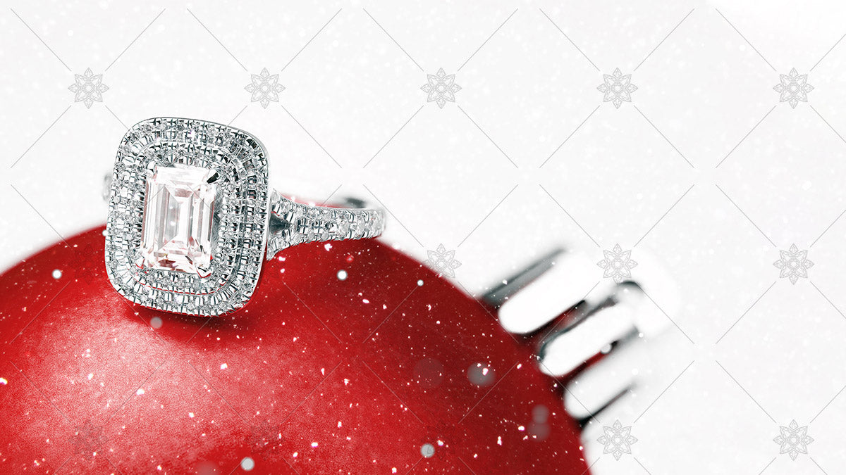 christmas Diamonds Website banner Design