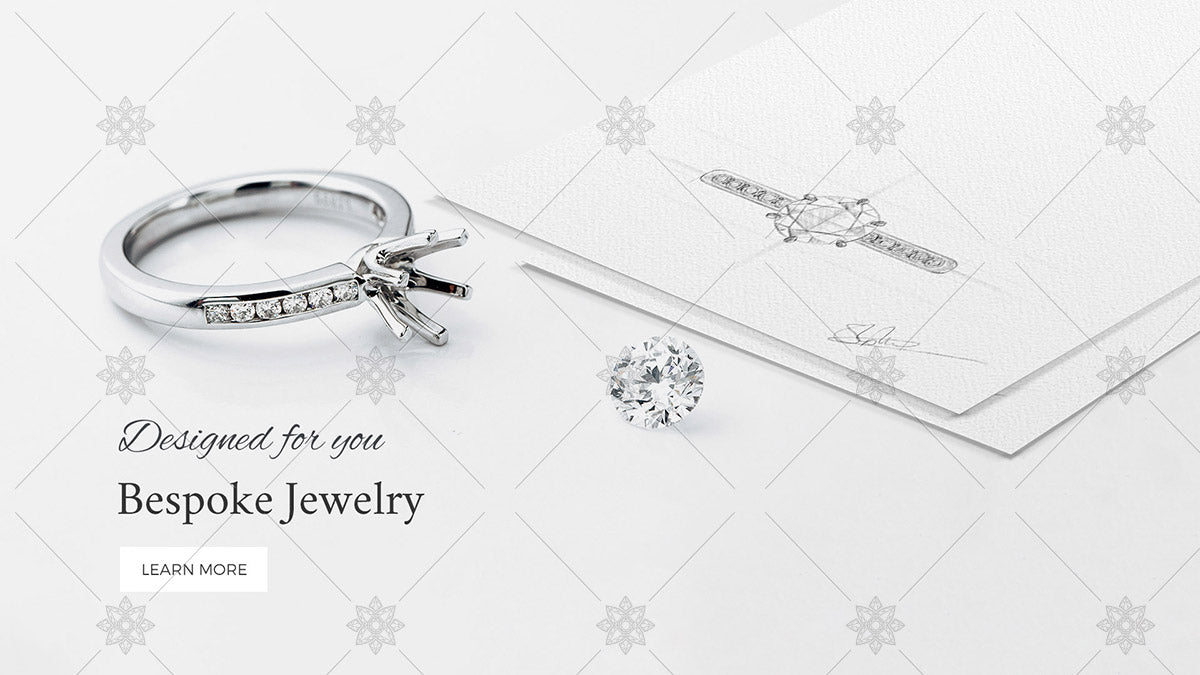 Bespoke Jewelry Design website banner