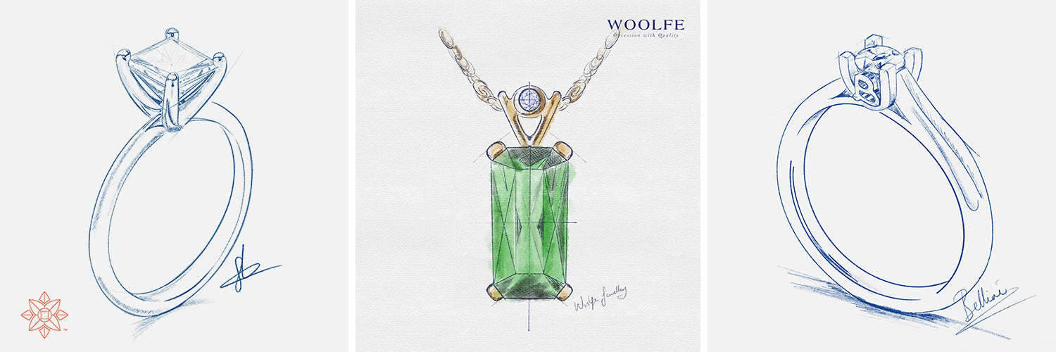 sketching your jewellery designs