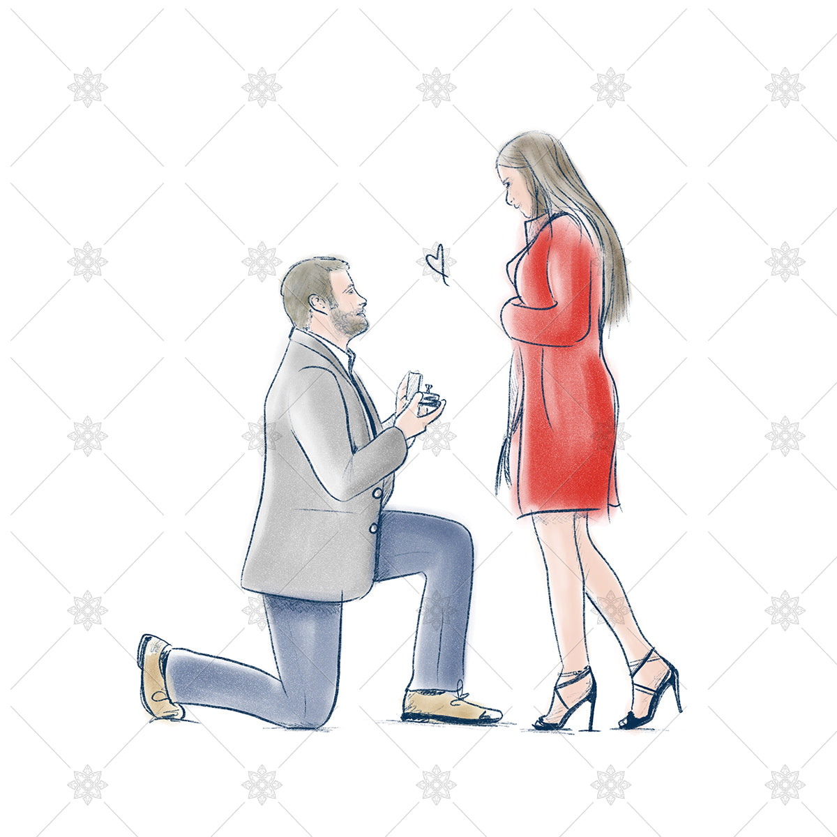 couple proposal sketch