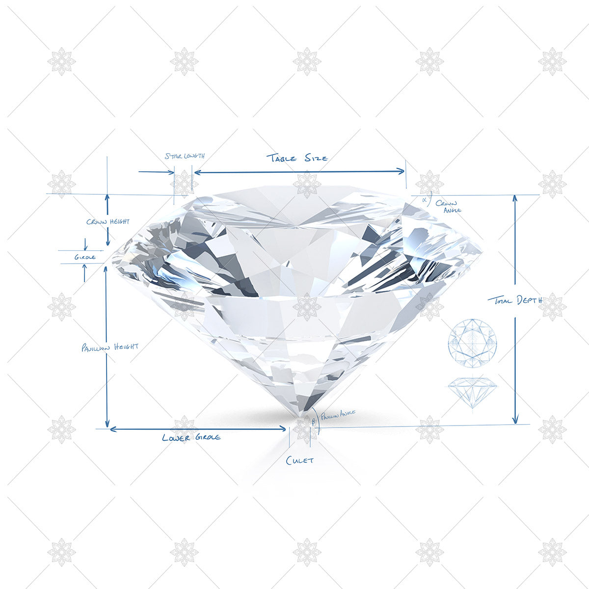 diamond outline and specification