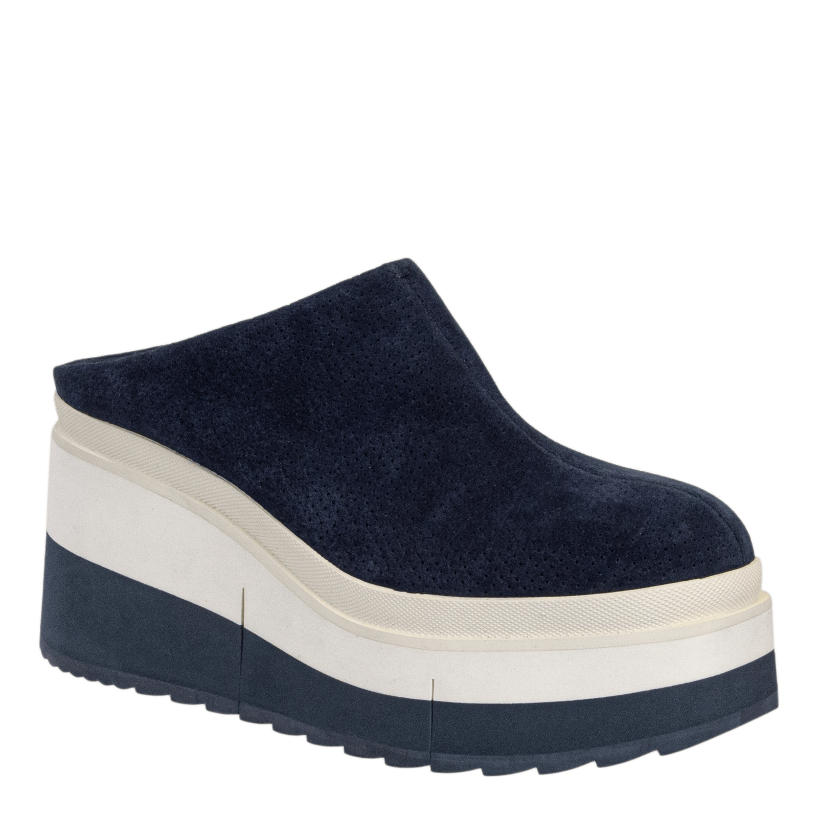 COACH in NAVY Platform Clogs - musthaveSHOES