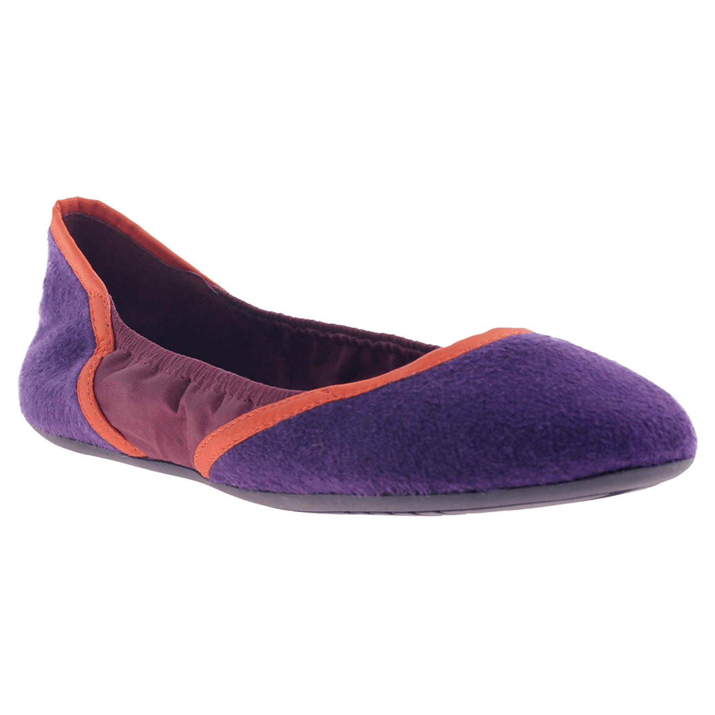 purple ballet flats womens shoes