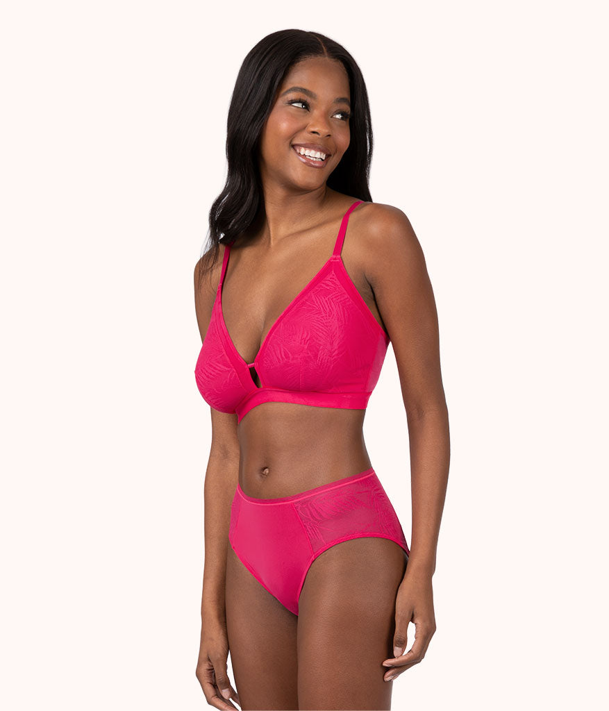 Magenta Bralette - Eyelash Lace Bralette - $34.00 - Lulus