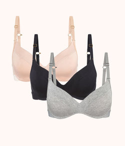 The All-Day No-Wire Push-Up: Heather Gray | LIVELY