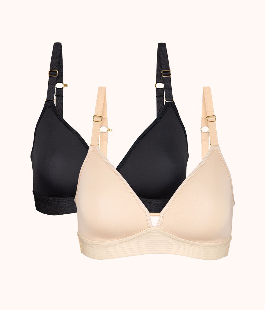 LIVELY The All-Day No-Wire Push-Up Bra Toasted Almond 34B