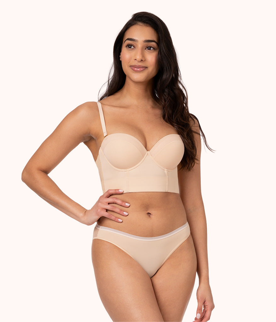 The Low Back Strapless Bundle: Toasted Almond/Jet Black