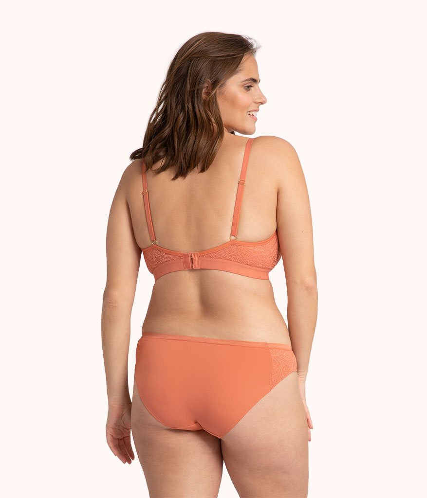 The Palm Lace Bikini Terracotta Lively 