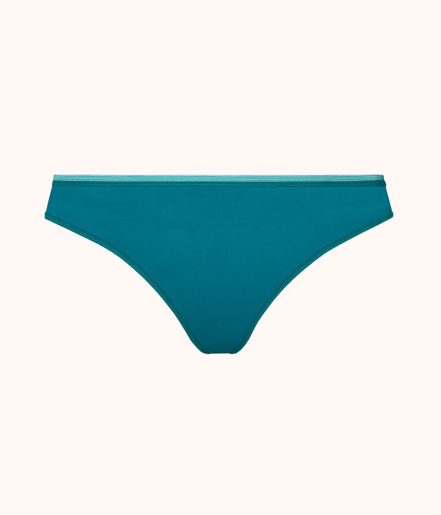 Buy La Senza Solid Seamless Thong In Blue