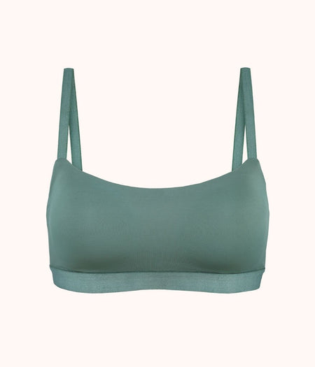 The Eco Straight Up Bralette: Harbor Green | LIVELY