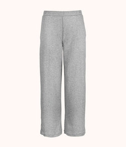 Ribbed Lounge Pants: Heather Gray | LIVELY