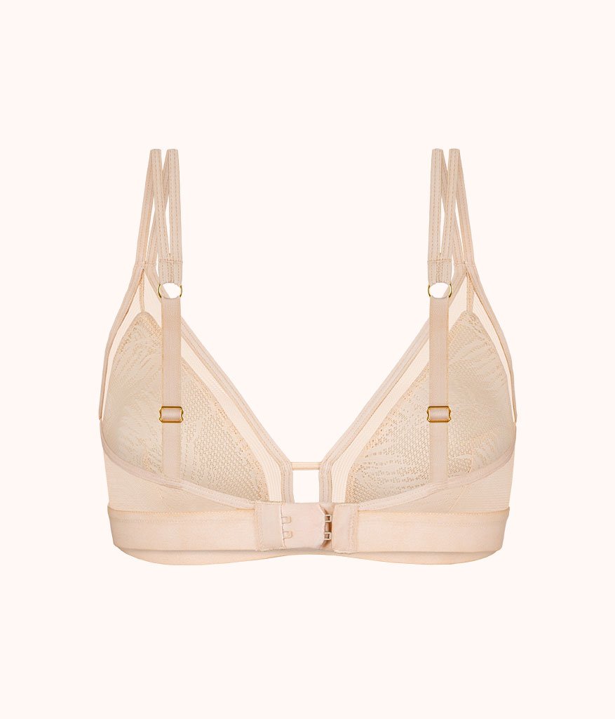 The Smooth Lace Bralette: Toasted Almond