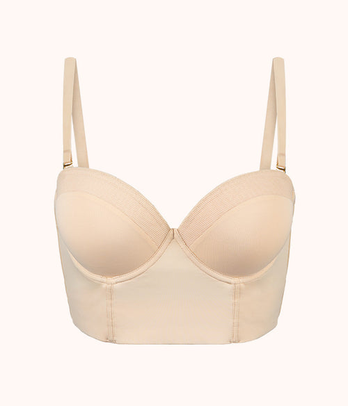 The Low Back Strapless: Toasted Almond | LIVELY