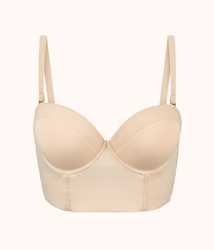 The Low Back Strapless: Toasted Almond | LIVELY