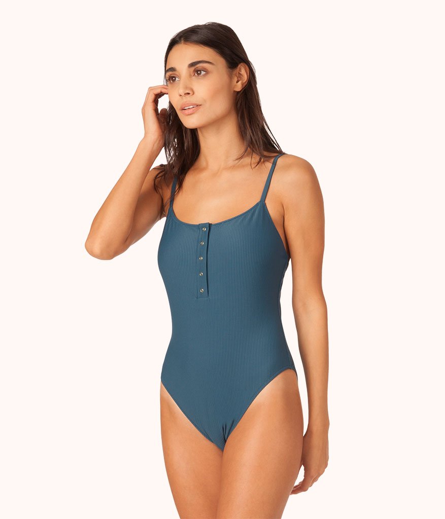 henley bathing suit