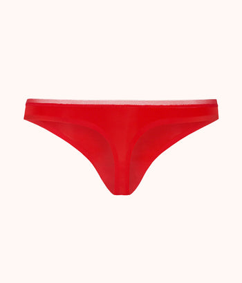 The No Show Thong - Tomato Red | LIVELY