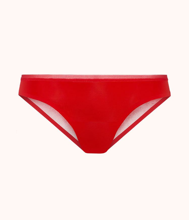The Mesh Back Bikini - Tomato Red | LIVELY