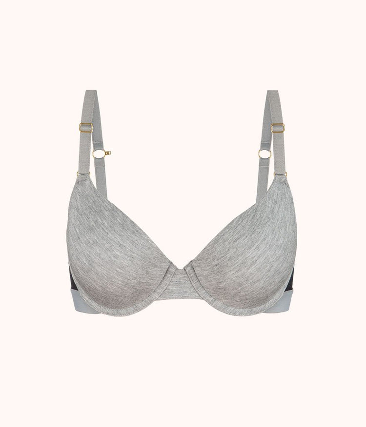 The T-Shirt Bra - Heather Gray | LIVELY