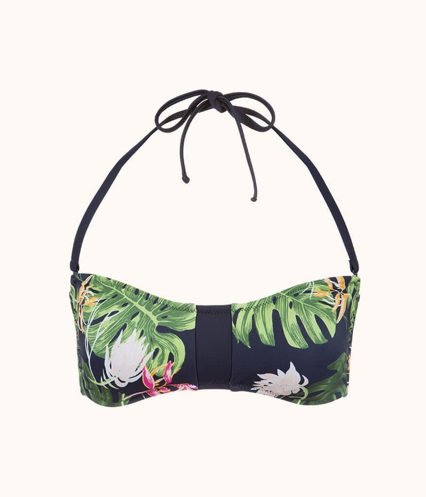 The Swim Bandeau: Poolside Print