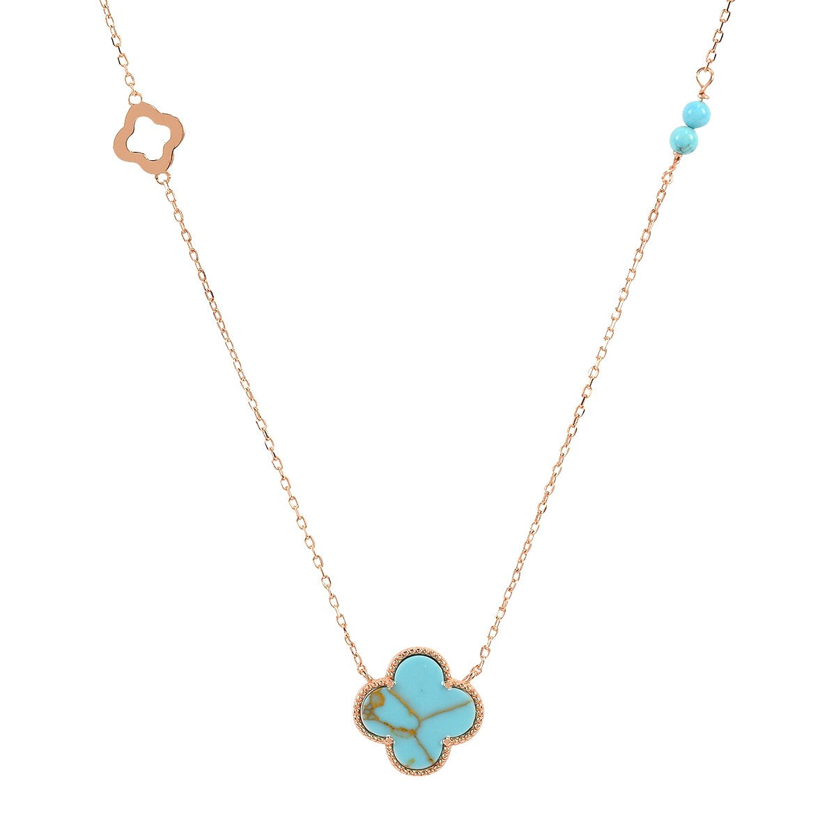 Van Cleef and Arpels Vintage Alhambra 10 Station Turquoise Necklace in 18K  Gold For Sale at 1stDibs | vca turquoise necklace, van cleef turquoise  necklace, turquoise van cleef