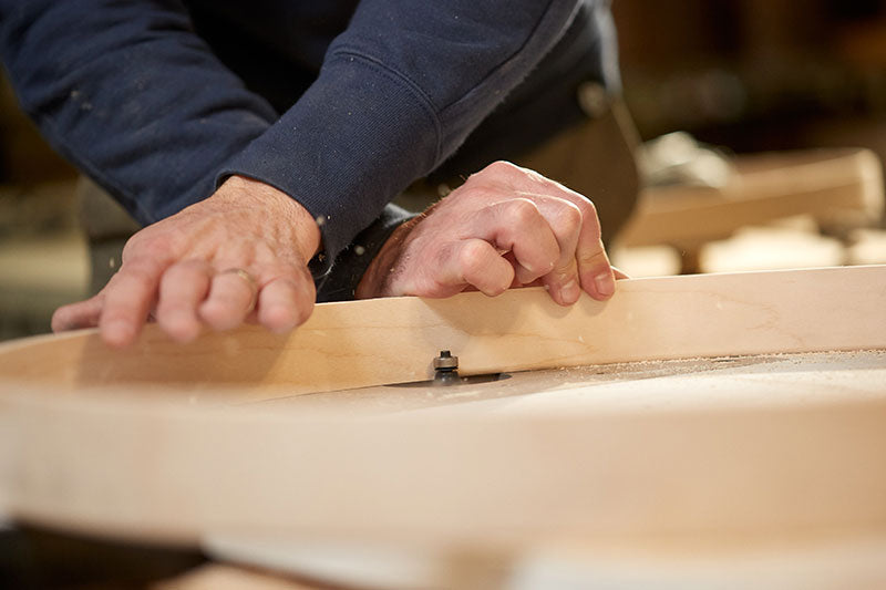 Kenevan sanding drum trim by hand