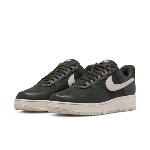 Nike Sportswear Air Force 1 07 LV8 EMB - Black/Iron Grey/White - Trainers -  Mens Shoes