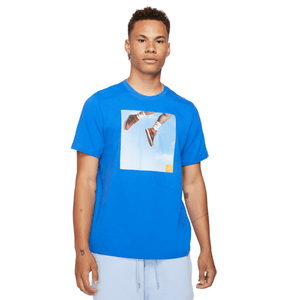 blue jordan shirt men's