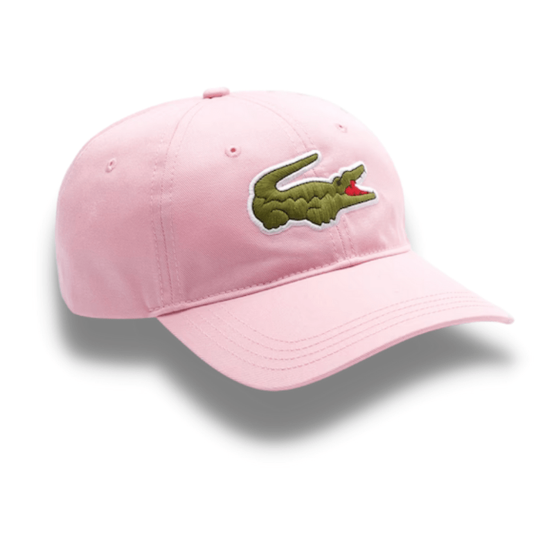 lacoste cap pink