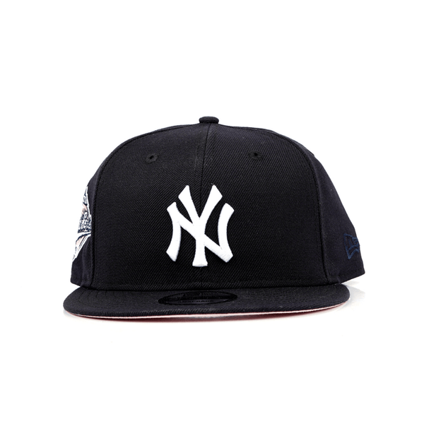 pink under brim yankee hat