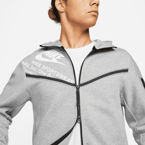 Nike APPAREL Nike Sportswear Tech Fleece Graphic Full-Zip Hoodie - Men's