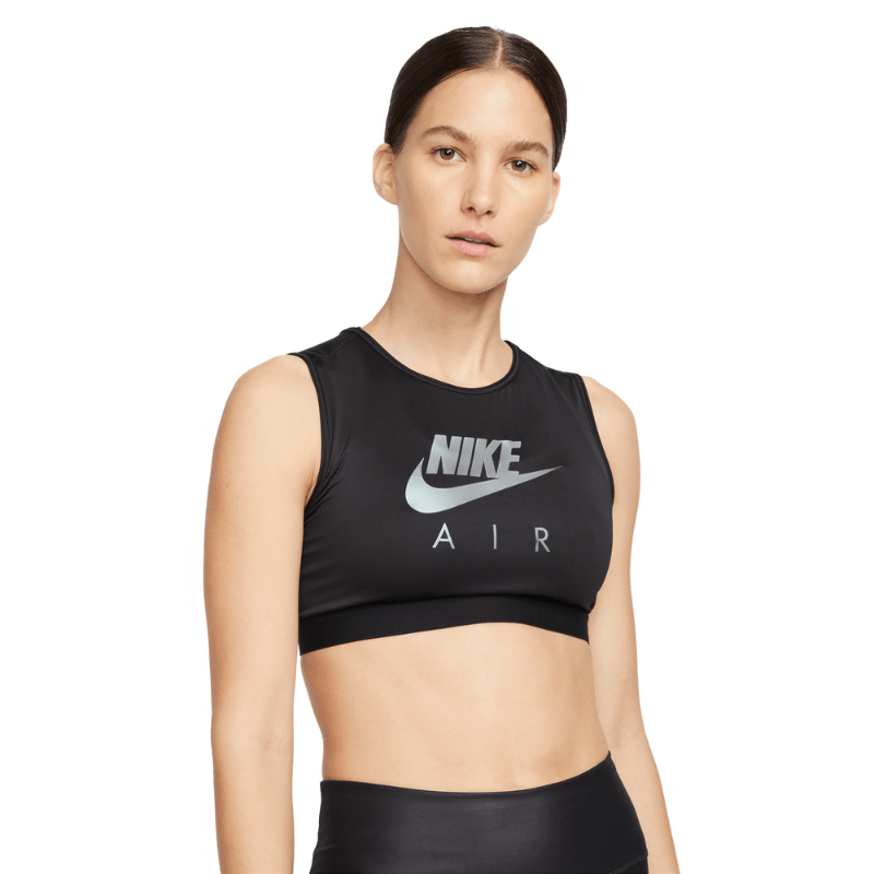 Nike Air Dri-FIT Swoosh Medium-Support High-Neck Sports Bra - Women's - GBNY
