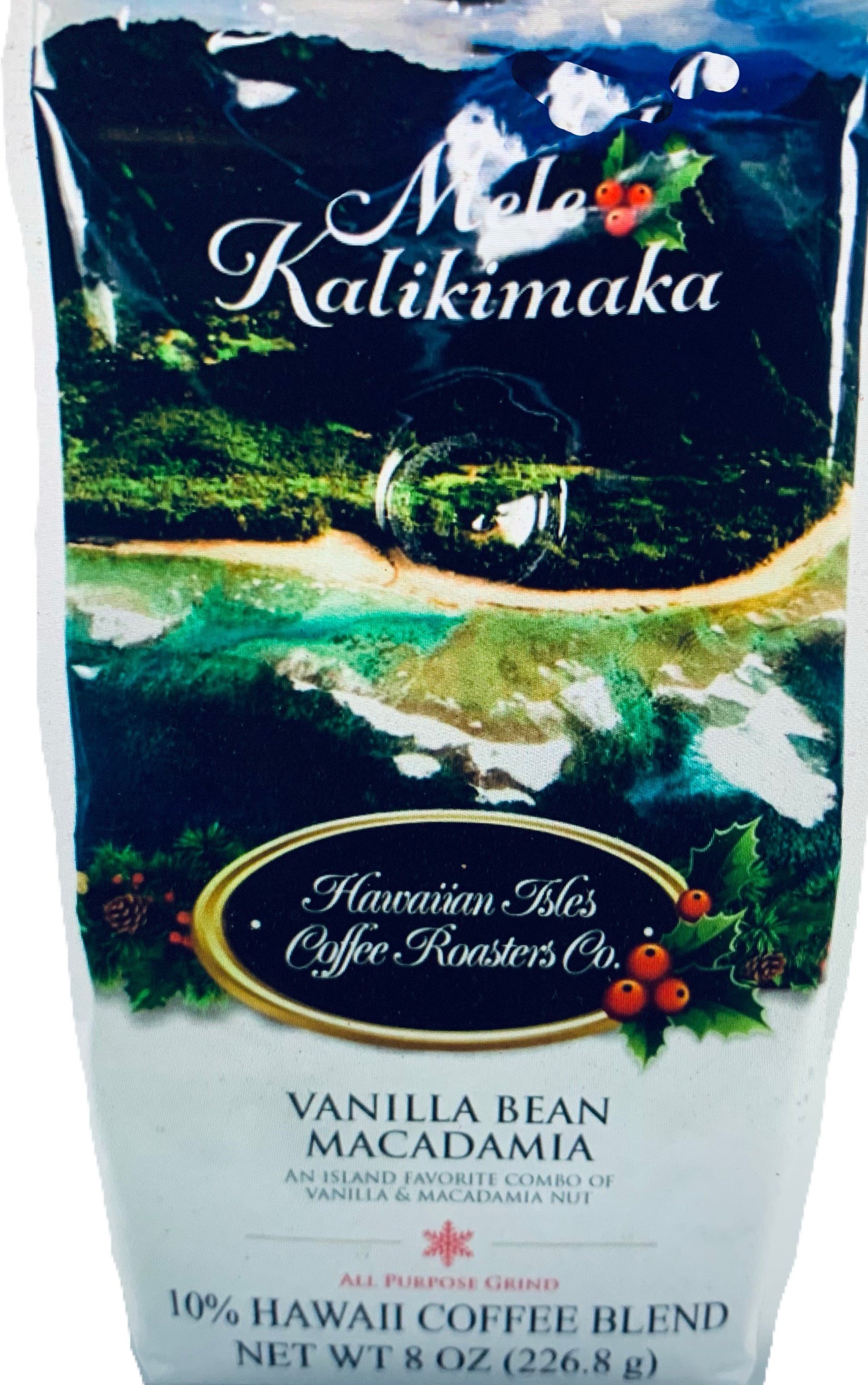 Hawaiian Isles Limited Mele Kalikimaka Coffee Coffee 8 Ounce Choose V Da Hawaiian Store