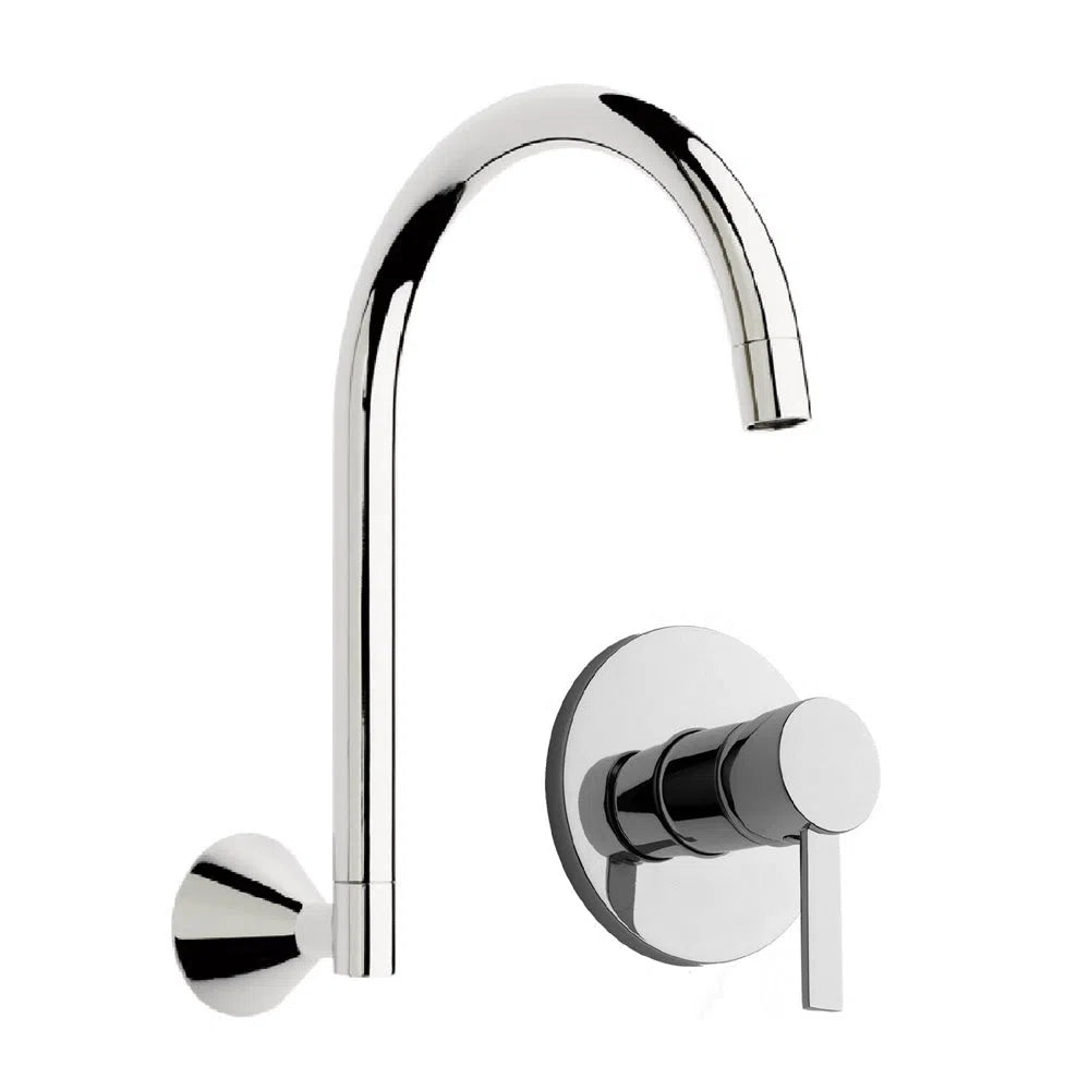 Alder PIATTO Wall Sink Mixer Set Swivel