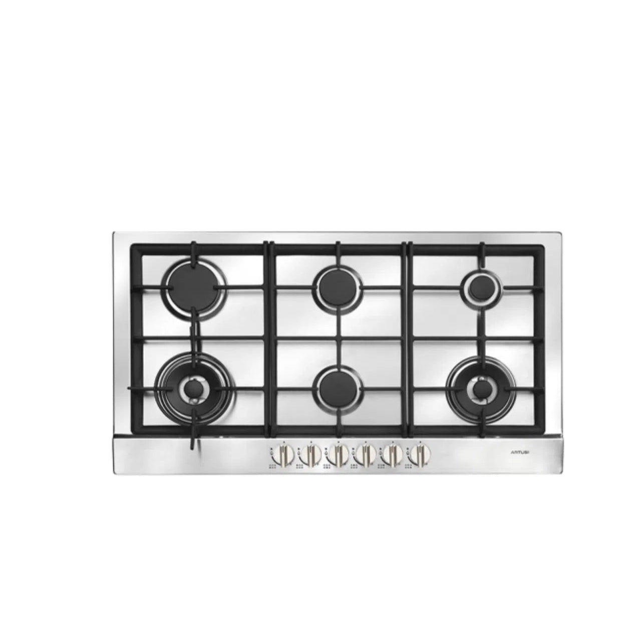 Artusi 90cm Gas Cooktop Stainless Steel