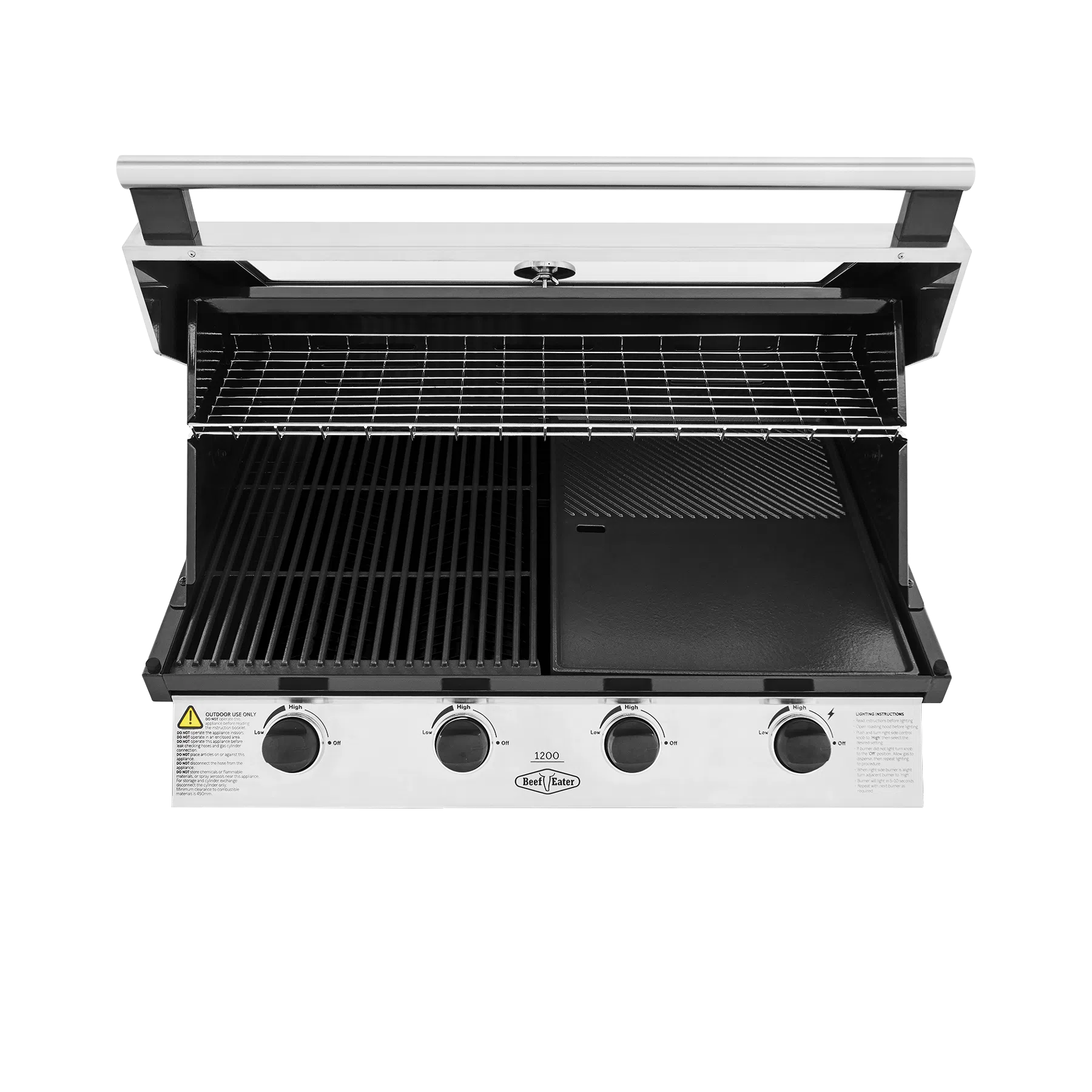 BeefEater 1200 Series 4 Burner Built In BBQ