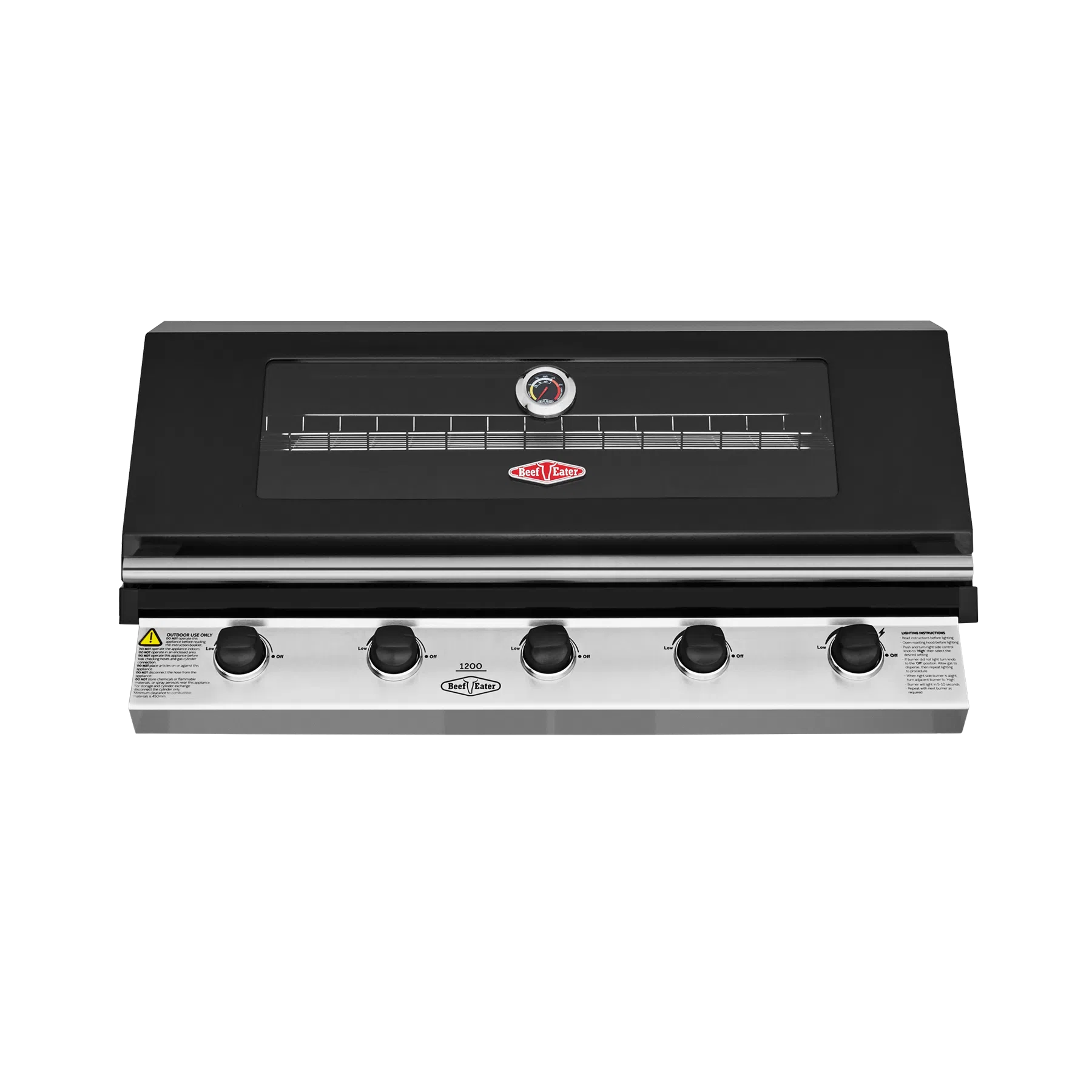 BeefEater 1200 Series 5 Burner Built In BBQ