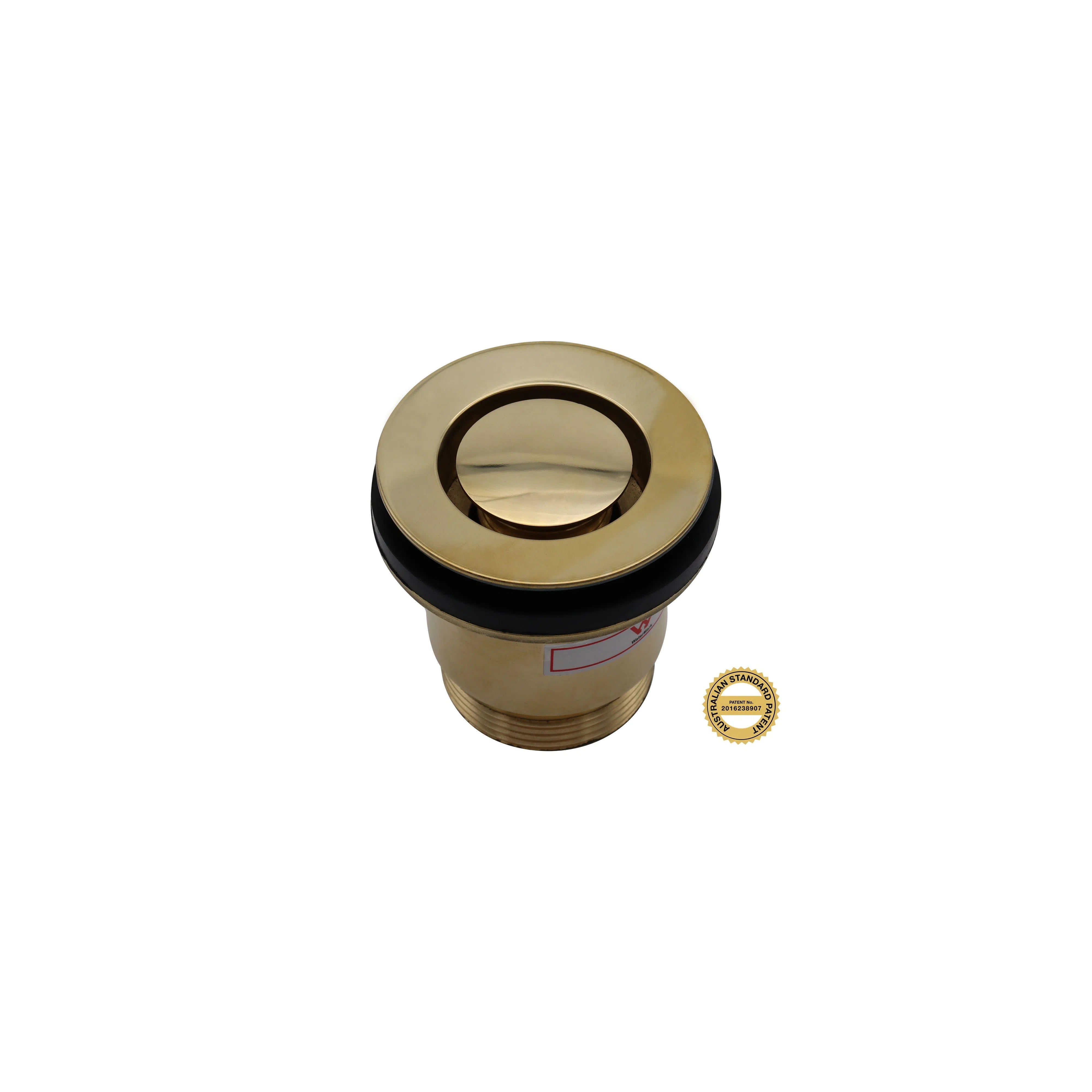 Bounty Bathroomware Polished Brass Pop Down Plug & Waste