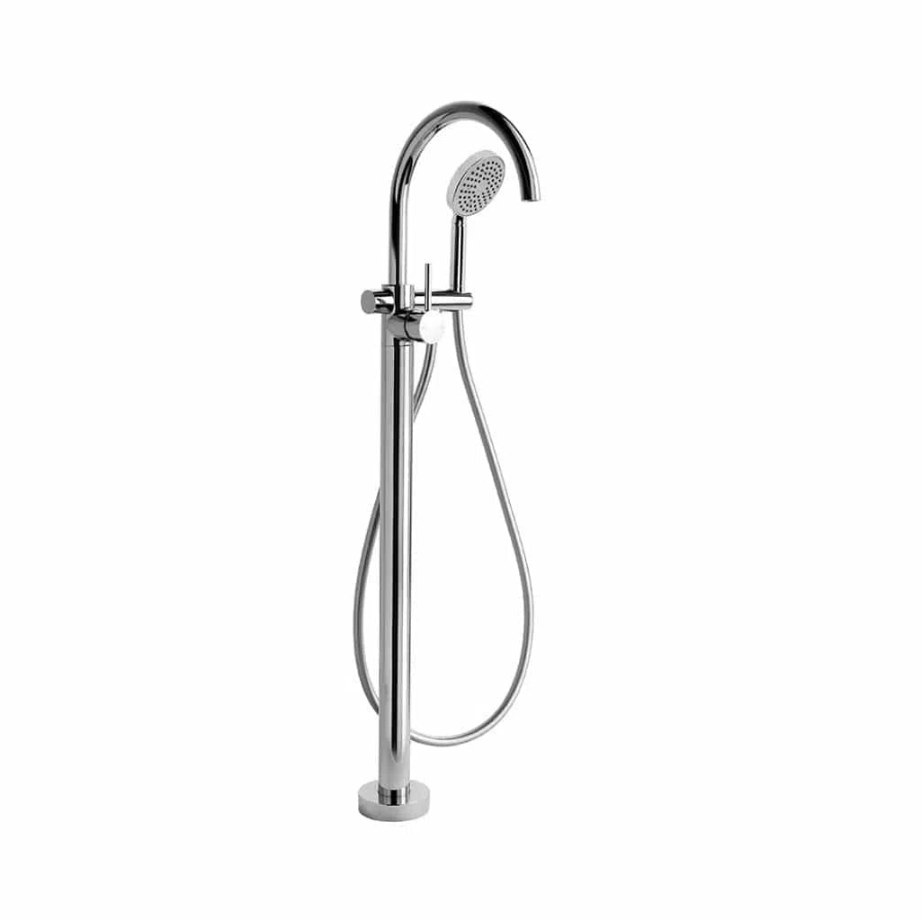 Brodware City Stik Bath Mixer Set with Hand Shower - Durobrite Chrome