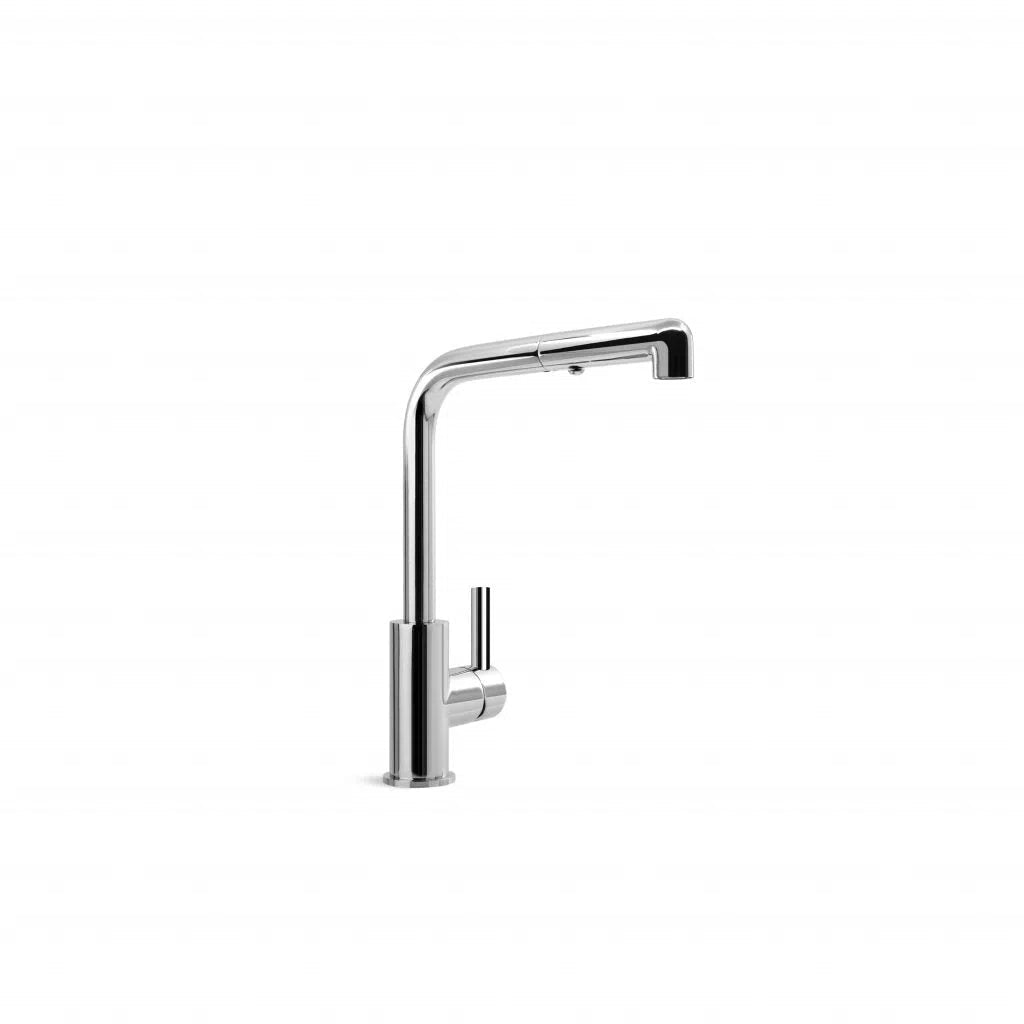 Brodware City Plus Kitchen Mixer with D Lever & Swivel Spout & Dual-Function Spray