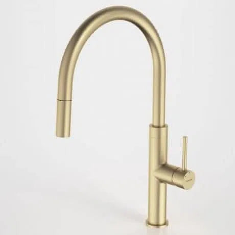 Caroma Liano || Pull Down Sink Mixer - Brushed Brass